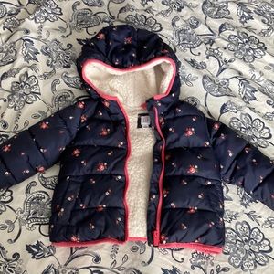 Baby Gap Floral Warm Coat